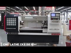 CK6150 Horizontal CNC Lathe Machine 1500mm Cnc Turning Machine 4 Station Flat Bed Lathe