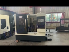 Mini Slant Bed CNC Lathe TCK40 GSK Control Turning Center for Metal Parts Processing